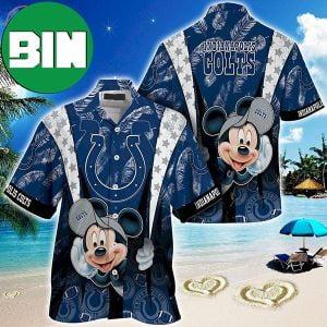 Indianapolis Colts Mickey Mouse Tropical Summer Hawaiian Shirt