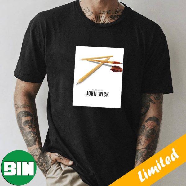 John Wick Chapter 4 Keanu Reeves New Movie Poster T-Shirt