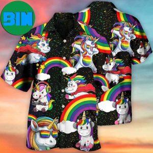 LGBT Unicorn Funny Style Tropical Hawaiian Shirt