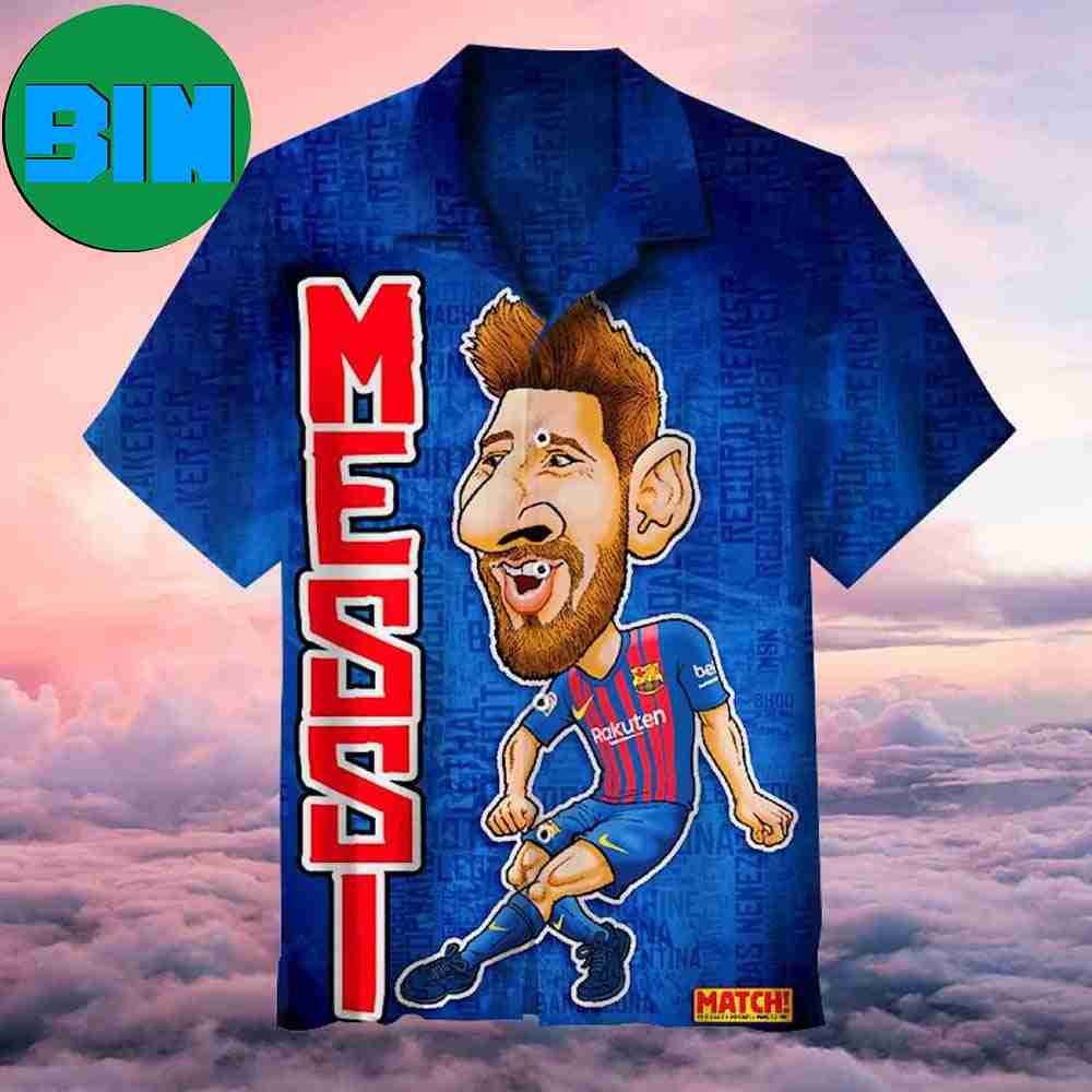 Leo Messi The GOAT Summer Hawaiian Shirt