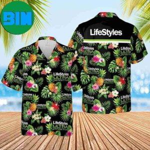Lifestyles Ultra Sensitive Condoms Tropical Hawaiian Shirt