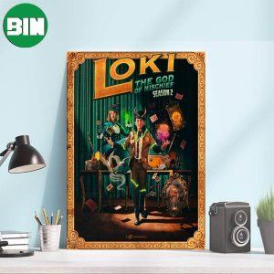Loki The God Of Mischief Season 2 New Poster Marvel Studios Poster-Canvas