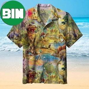 Los Dinosaurios Summer Hawaiian Shirt