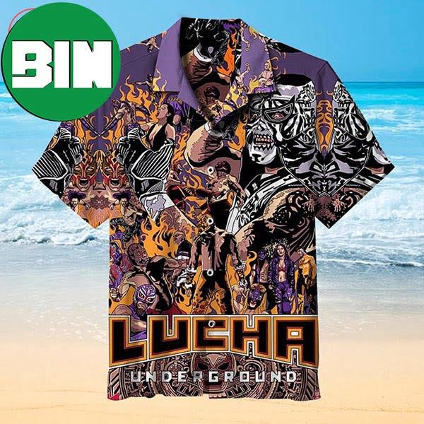 Lucha Libre Summer Hawaiian Shirt