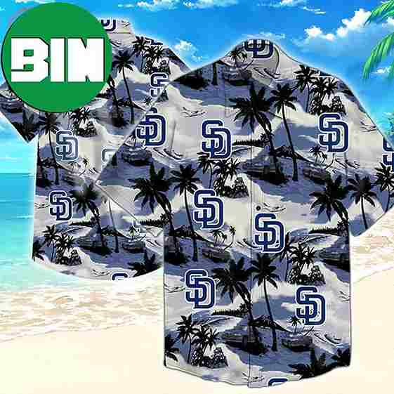 MLB San Diego Padres Summer Palm Tree Hawaiian Shirt