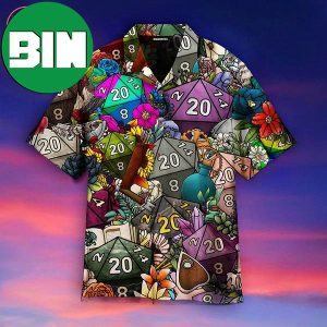 Magic Polyhedral Dice D20 Summer Hawaiian Shirt