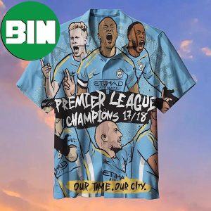 Manchester City FC Fans Commemorative Summer Hawaiian Shirt