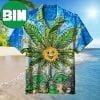 Marijuana Smiley Summer Hawaiian Shirt
