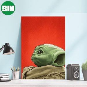 Master Yoda – Star Wars The Mandalorian Character Art Decor Canvas-Poster