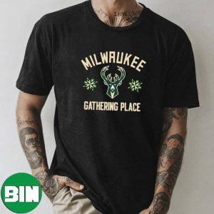 Milwaukee Bucks City Edition Backer Fraklin Basketball 2023 T-Shirt