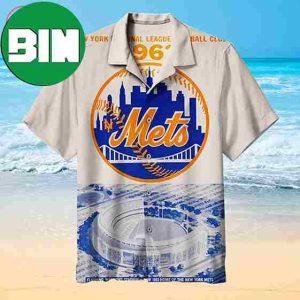 MlB New York Mets Stadium Summer Hawaiian Shirt