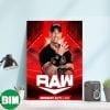 Kevin Owen Goes One-on-one With Solo Sikoa Tomorrow Night On WWE Raw Decorations Poster-Canvas