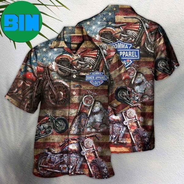 Motorcycle No Plans No Maps America Style Summer Hawaiian Shirt