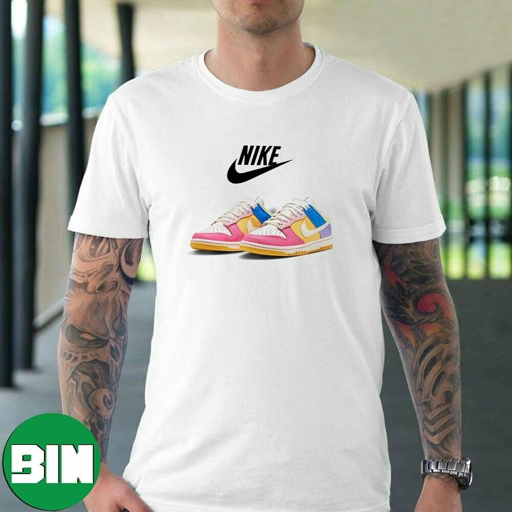 Multi-Color Nike Dunk Lows Unique T-Shirt
