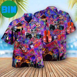 Music Is My Therapy Forever Summer Hawaiian Shirt