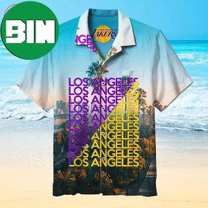 NBA Los Angeles Lakers Summer Beach Hawaiian Shirt