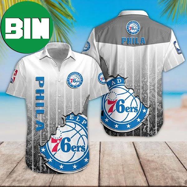 NBa Philadelphia 76ers Summer Hawaiian Shirt