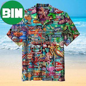 NEON Sing Summer Hawaiian Shirt