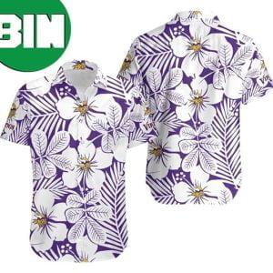 NFL Minnesota Vikings Flower Summer Hawaiian Shirt