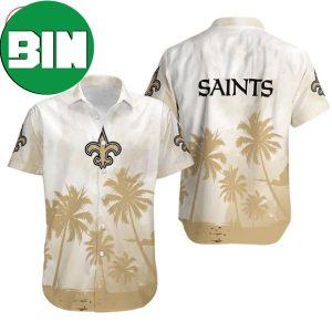 NFL New Orleans Saints Coconut Trees Summer Hawaiian Shirt
