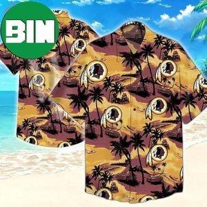 NFL Washington Redskins Palm Tree Summer Hawaiian Shirt