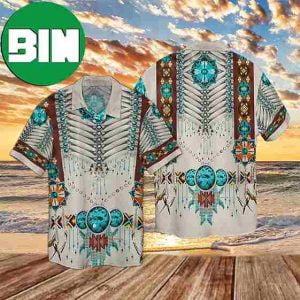 Native American Pattern Summer Hawaiian Shirt
