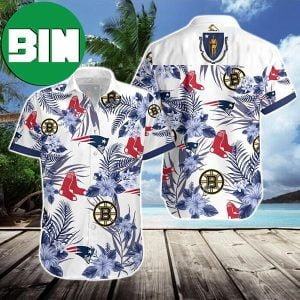 New England Patriots Boston Bruins Boston Red Sox Tropical Alishirts Hawaiian Shirt