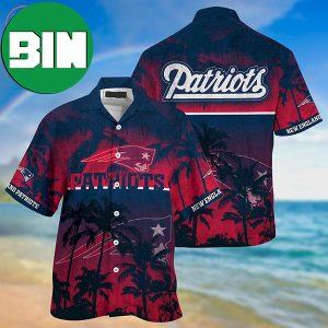 New England Patriots Palm Tree Summer Hawaiian Shirt