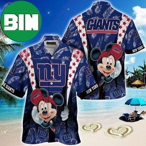 New York Giants Mickey Mouse Summer Hawaiian Shirt