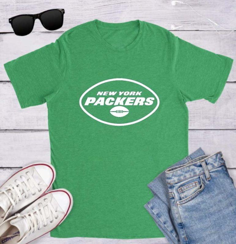New York Jets release new logo x Green Bay Packers funny T-Shirt - Binteez