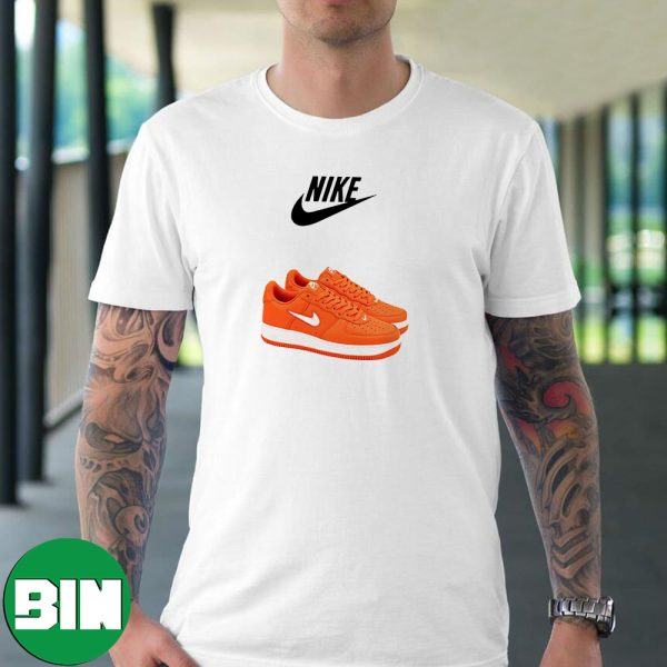 Nike Air Force 1 Low Jewel Safety Orange Premium T-Shirt