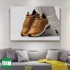 Nike Air Max 97 Gold Bullet Sneaker For Fans Canvas-Poster