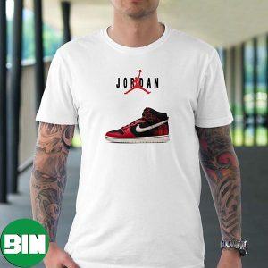 Nike Dunk High Retro SE Plaid Sneaker Style T-Shirt