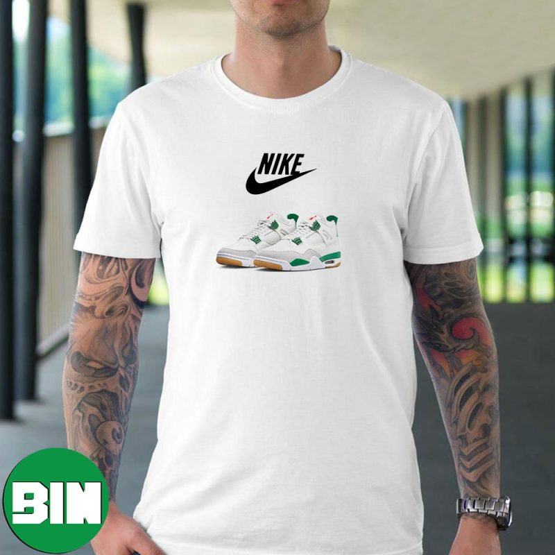 Nike SB x Air Jordan 4 Pine Green T-Shirt - Binteez