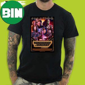 Official Guardians Of The Galaxy Volume 3 Poster 2023 Fan Gifts T-Shirt