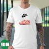 Official Look At A New Nike Dunk Low Stawberry And Peach Premium T-Shirt
