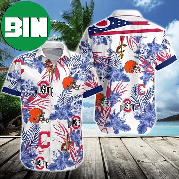 Ohio Sports Tropical Summer Hawaiian Shirt