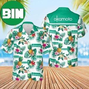 Okamoto Condoms Summer Tropical Hawaiian Shirt