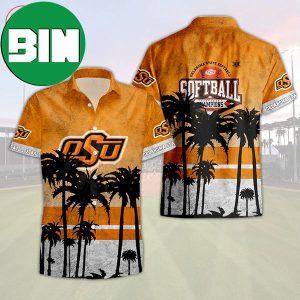 Oklahoma State Softball Palm Tree Hawaiian Shirt
