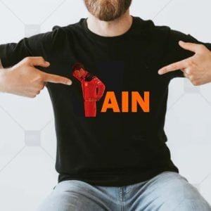 PAIN logo by Charles Leclerc Ferrari F1 Team funny T-Shirt