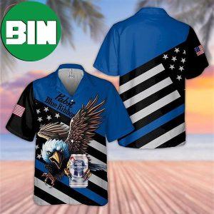 Pabst Blue Ribbon Eagle Summer Hawaiian Shirt