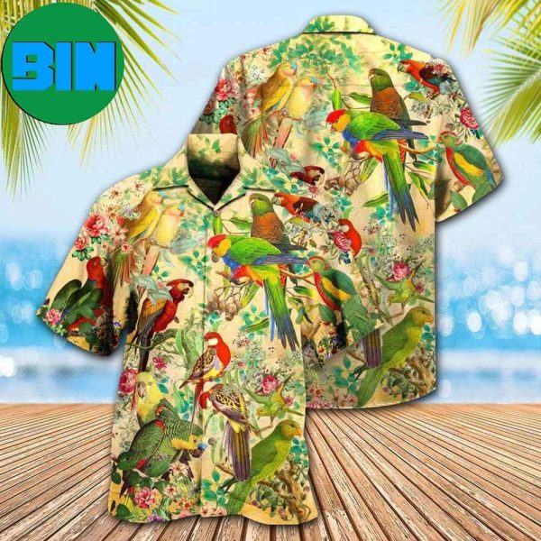 Parrot Vintage Interesting Summer Hawaiian Shirt