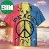 Peace Love Hippie Summer Hawaiian Shirt