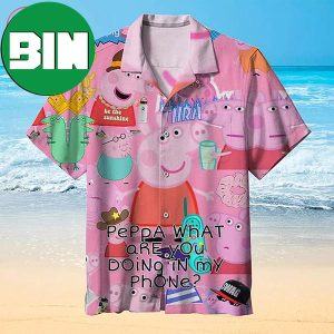 Peppa Pig Family Hawaiian Summer Shirt