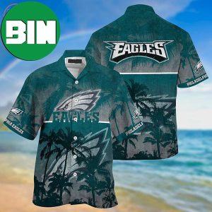 Philadelphia Eagles Palm Tree Summer Hawaiian Shirt