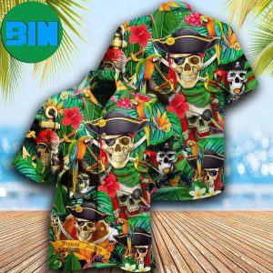 Pirate Skull Pirates Make Ledgends Summer Hawaiian Shirt