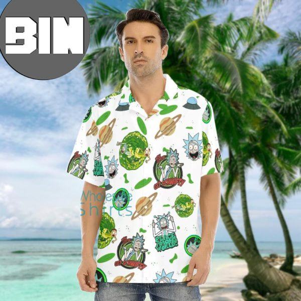 Rick And Morty Summer Short Sleeve Shirt Hawaiian Shirt