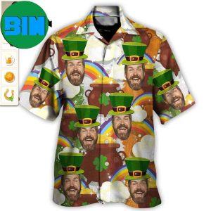 ST Patrick’s Day For You Funny Face Custom Photo Summer Hawaiian Shirt
