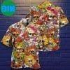 Skull Colorful Mix Tropical Hawaiian Shirt