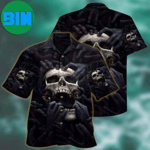 Skull Love Darkness Tropical Hawaiian Shirt